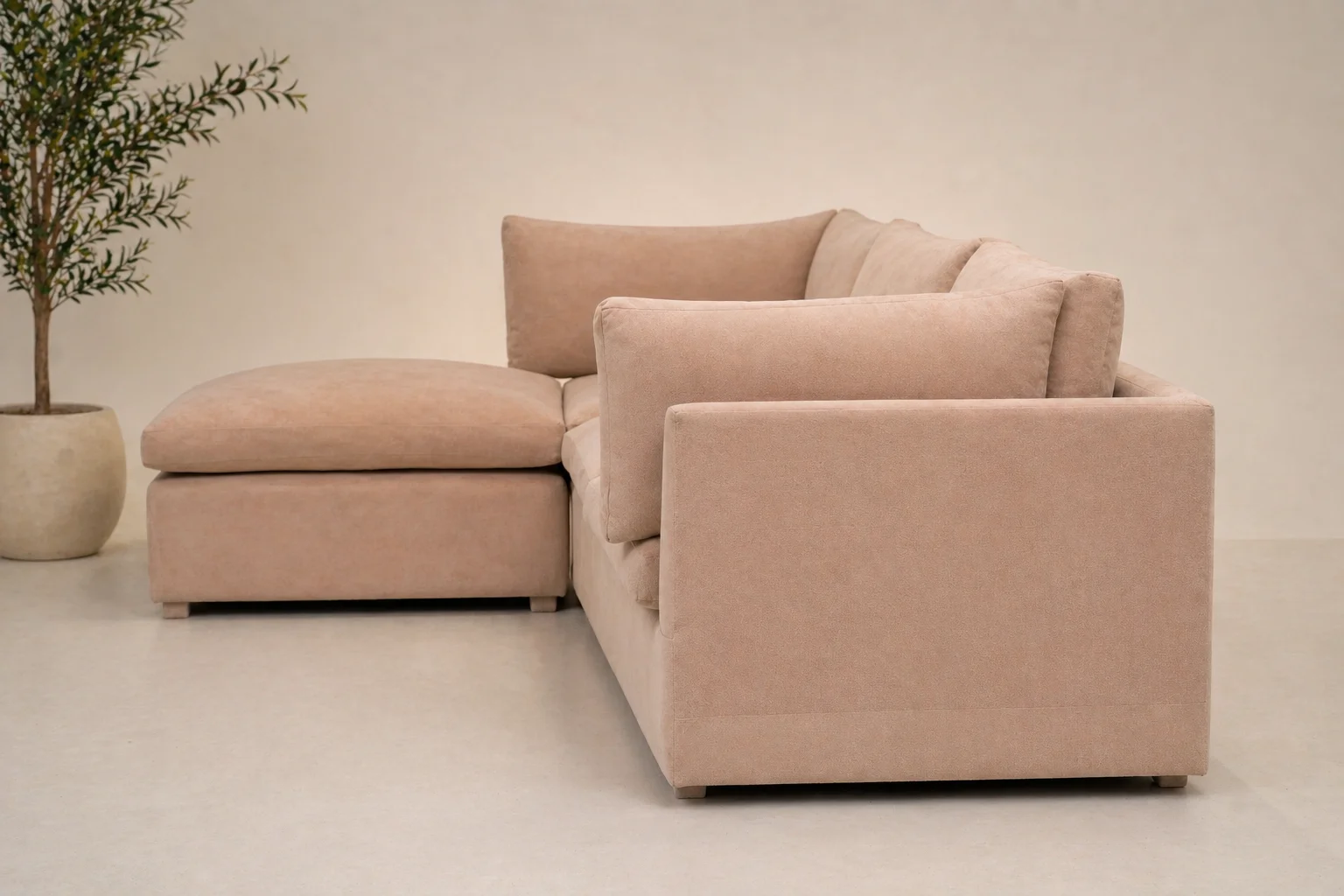 Neutral sectional sofa - view 4
