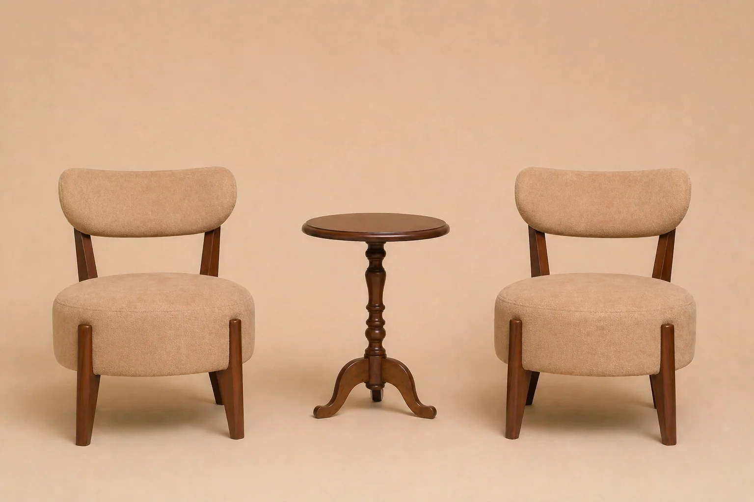 Warm upholstered chair setting - view 5