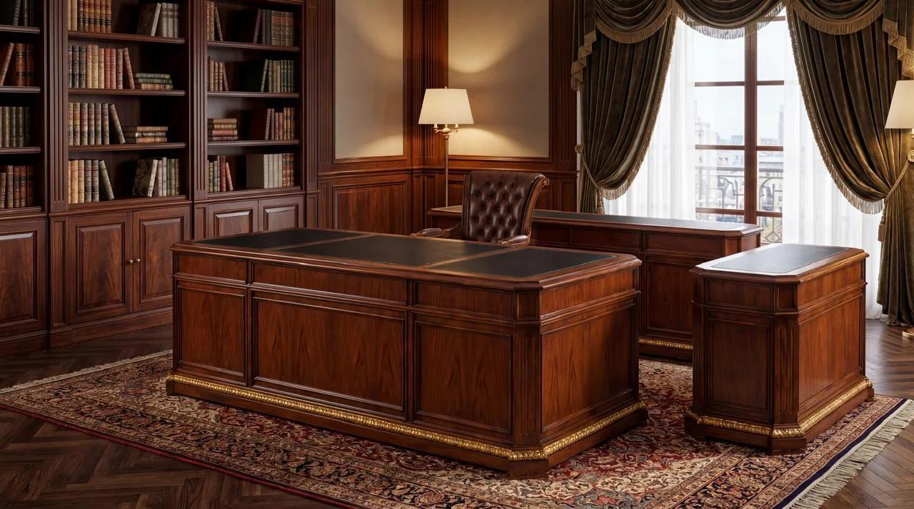 Panelled executive setting