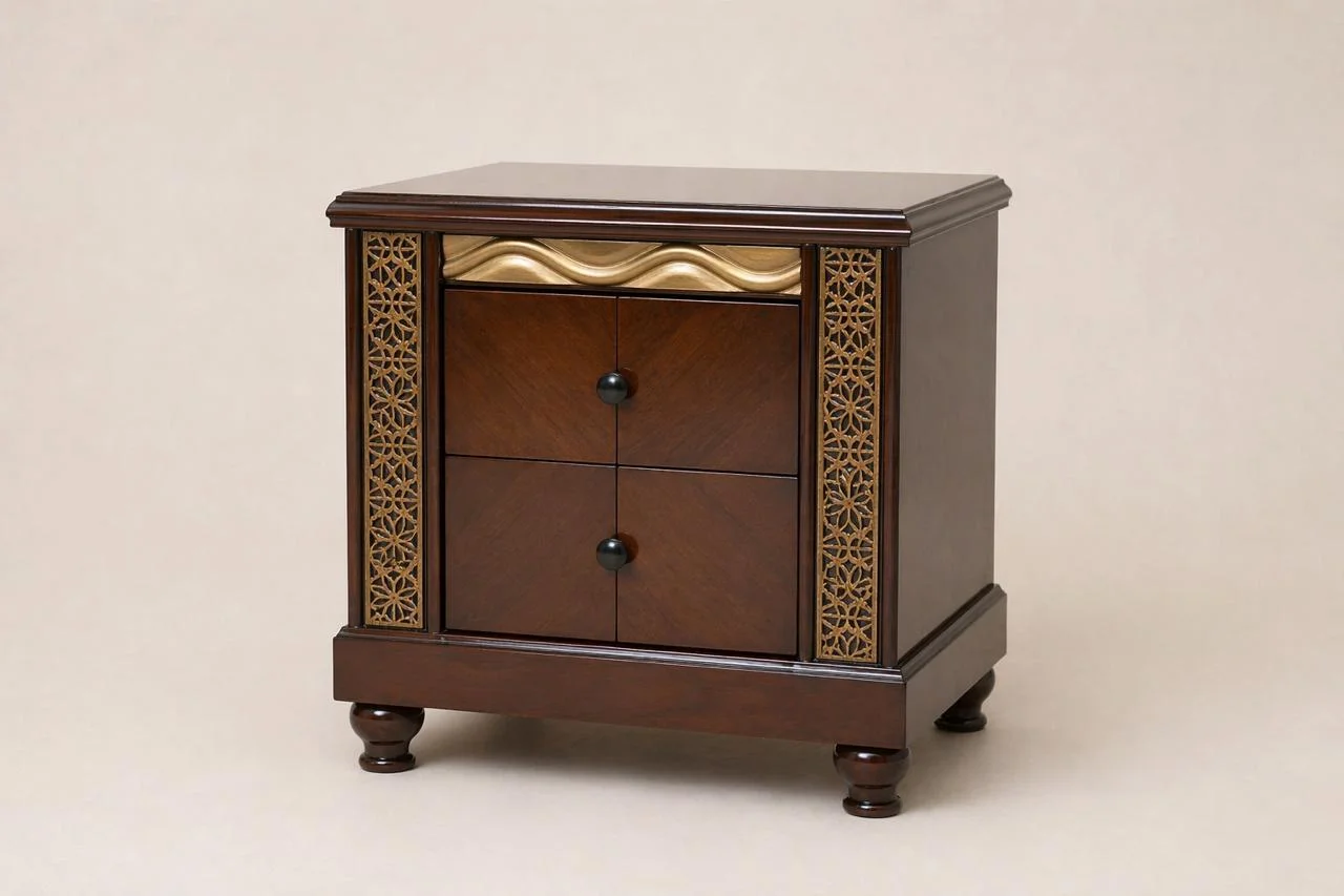 Decorative bedside cabinet