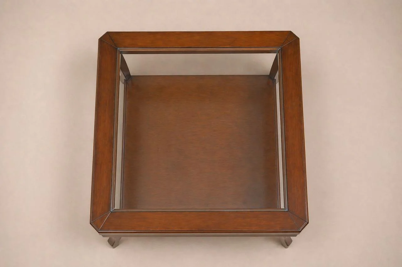 Glass-top coffee table - view 4