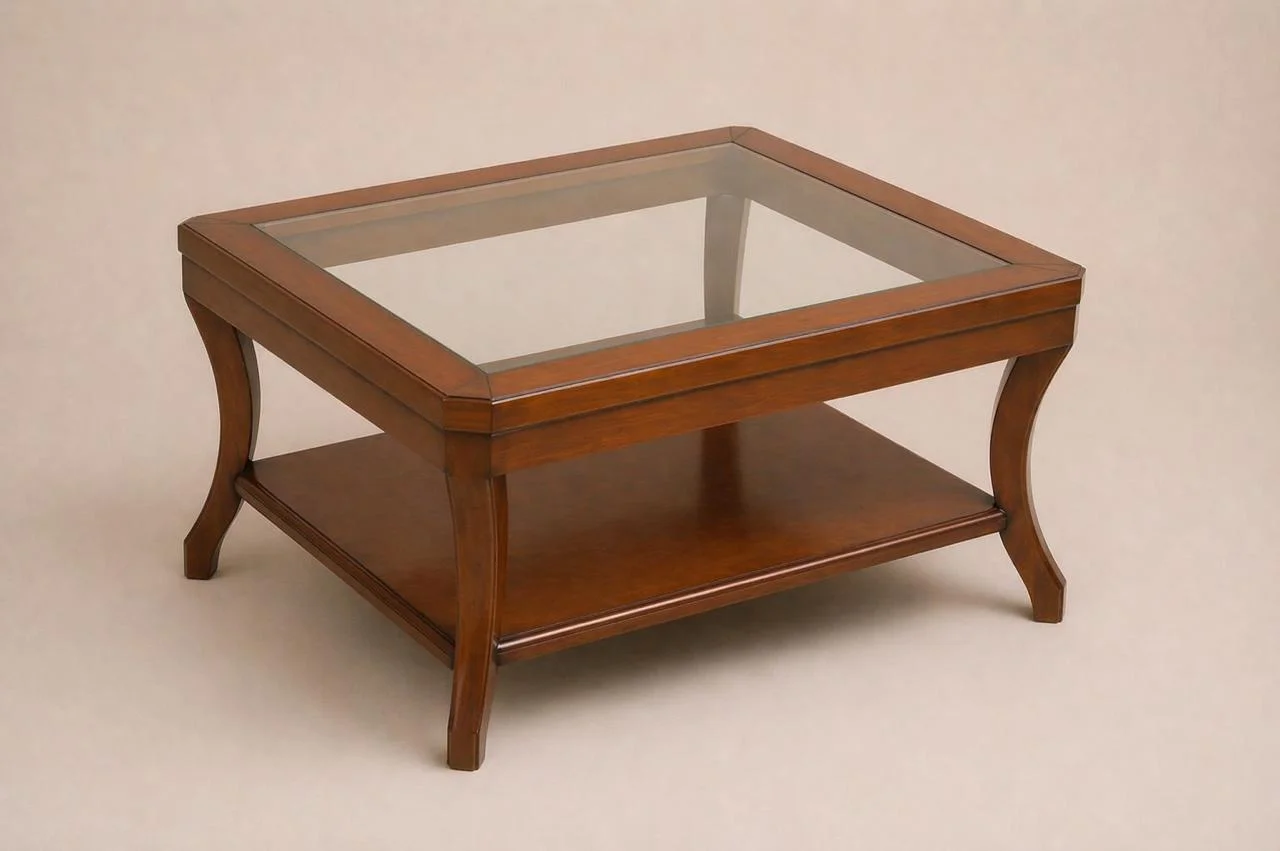 Glass-top coffee table - view 5
