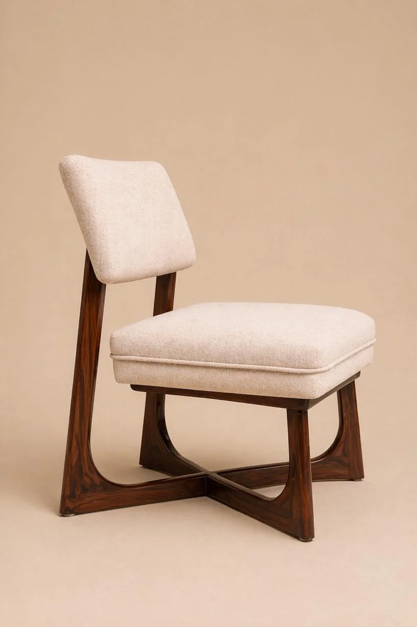 Upholstered wood chairs - view 2