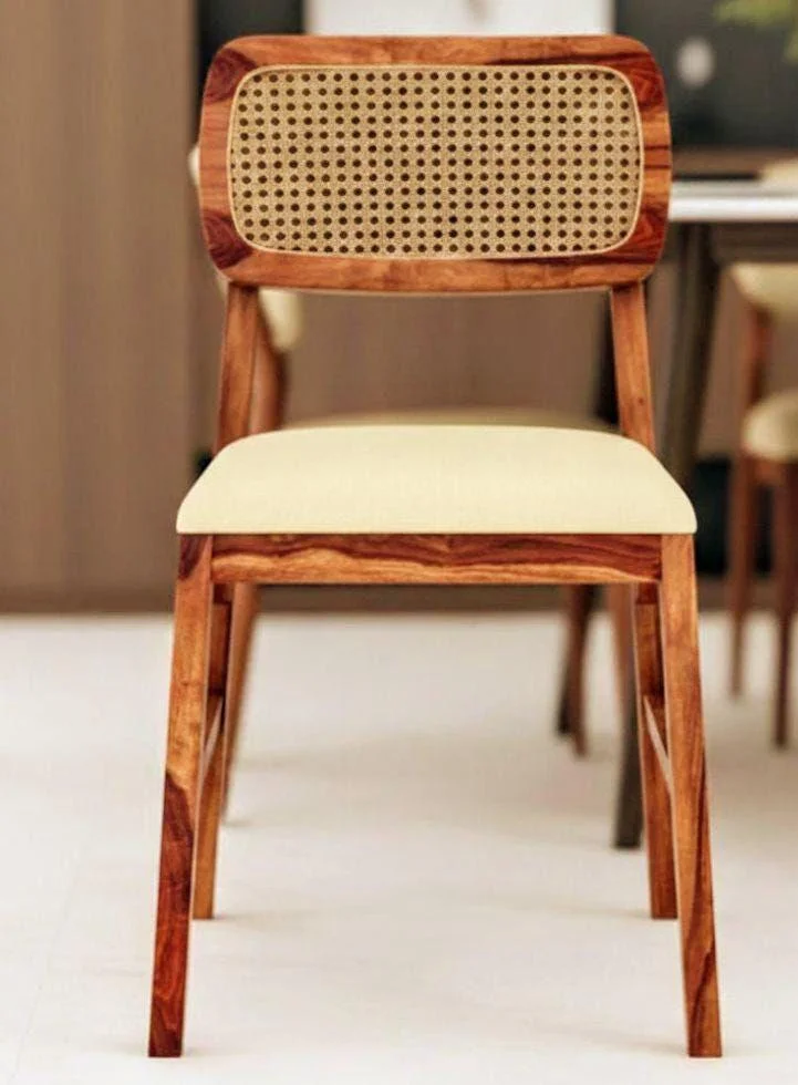 Cane-back chair